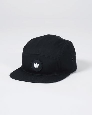 Kingz Crown Patch Strapback Hat - Black